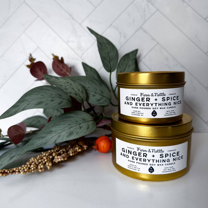 Ginger and Spice and Everything Nice Soy Wax Candle