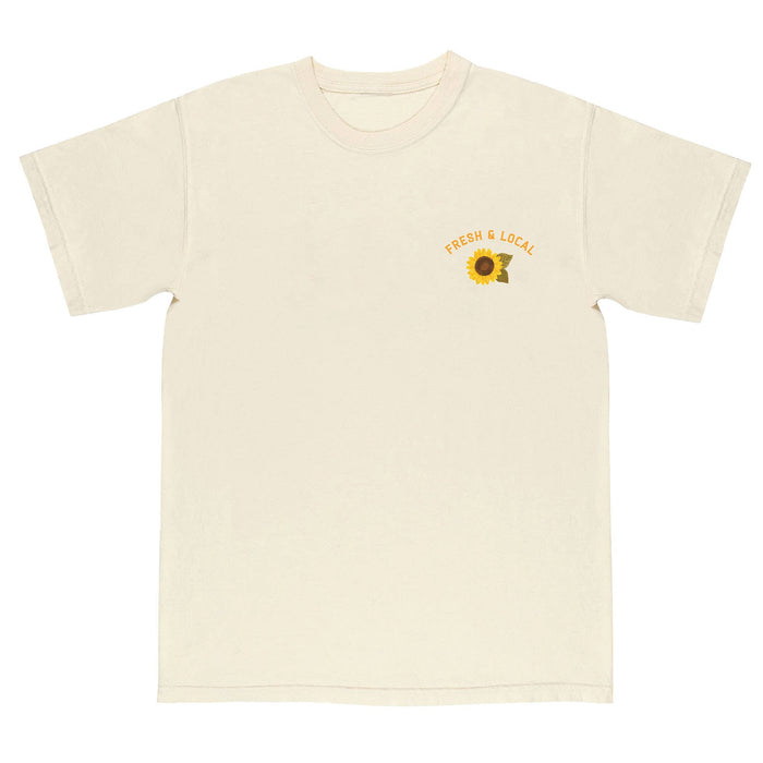 Sunflower Field Farmers Market Tee | Small - 3XL Plus Size