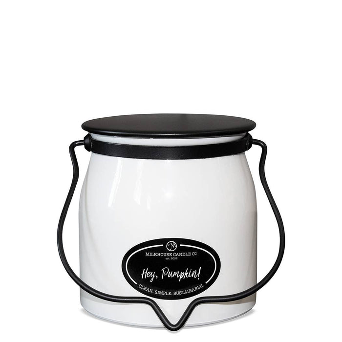 16 oz Butter Jar Candle: Hey, Pumpkin!
