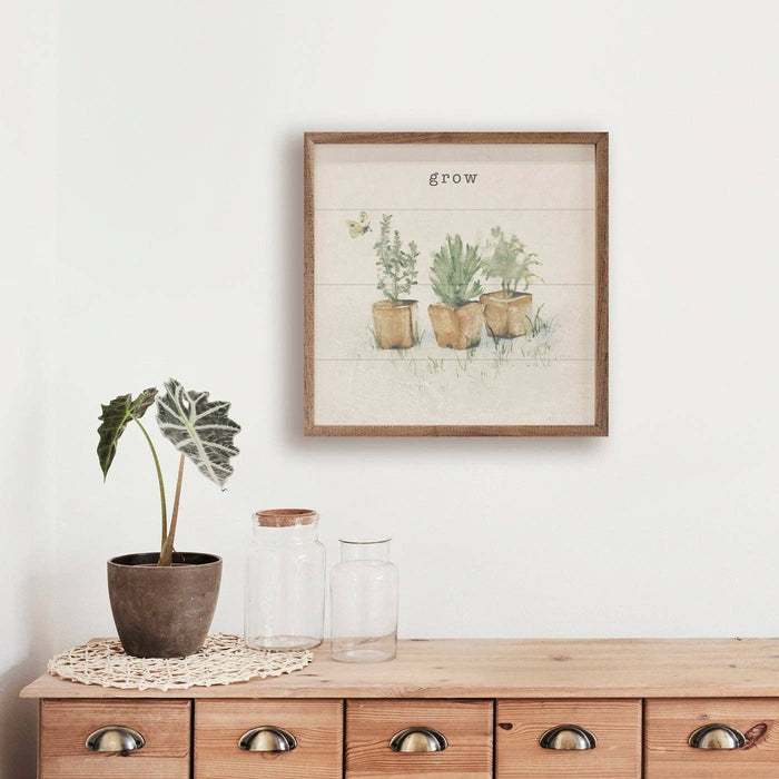 Garden Plants Framed Wall Art