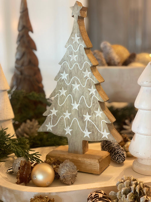 Bulb Carved Christmas Mango Tree