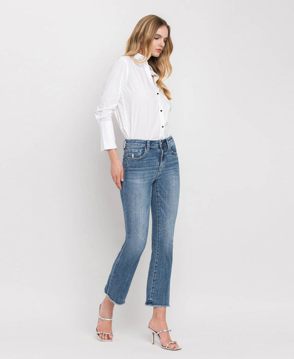 Lovervet High Rise Kick Flare Denim Jeans LV1054