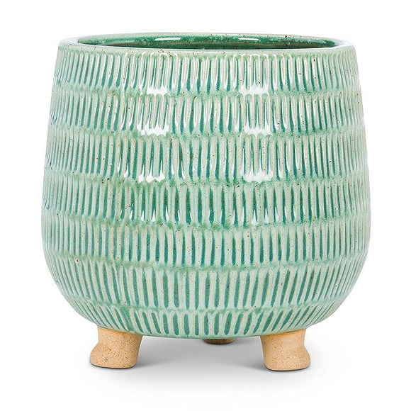 Green Rounded Planter 6.5