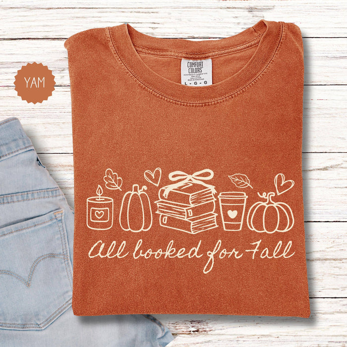 All Booked For Fall Graphic T-Shirt