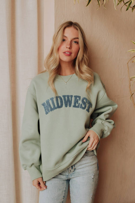Seafoam & Blue Midwest Sweatshirt