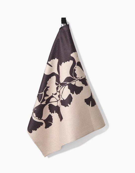 Midnight Ginkgo Tea Towel