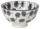 Gray Dandelion Stamped Bowl 4 inch