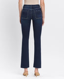 High Rise Mini Bootcut Jeans