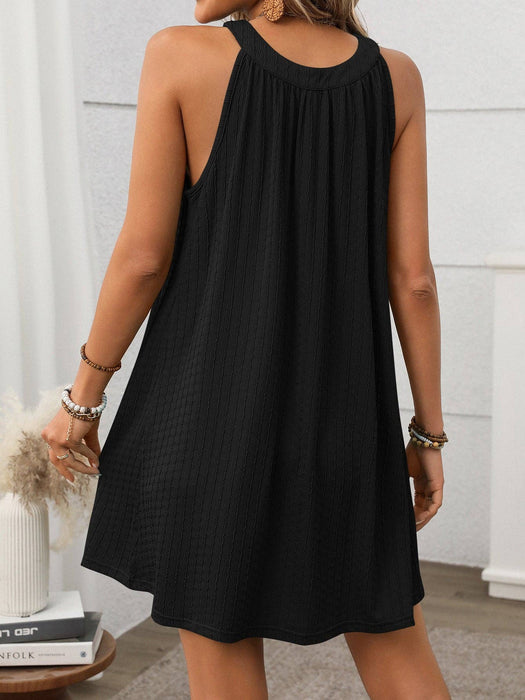 Black Sleeveless Dress | S-2XL