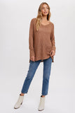 Mocha Loose Fit Sweater