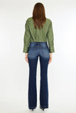 Mid Rise Flare Dark Wash