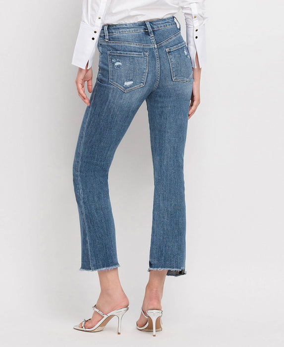 Lovervet High Rise Kick Flare Denim Jeans LV1054