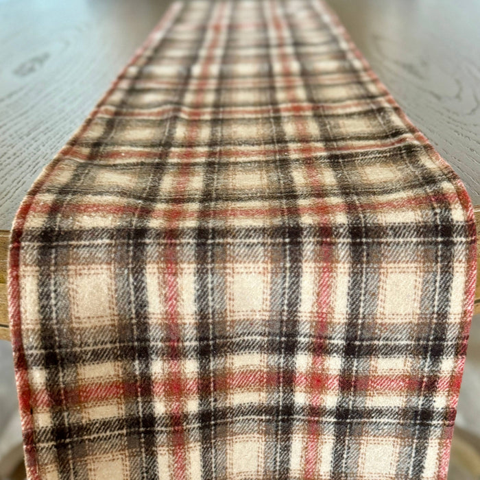 Sienna Plaid 48" Table Runner