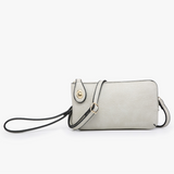 Bone Kendall Crossbody/Wristlet w/ Twist Lock Closure