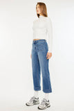 High Rise Relaxed Cropped Flare Jeans Kan Can