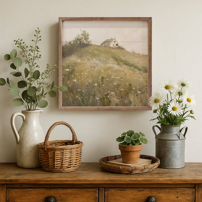 Spring Landscape Framed Wall Art