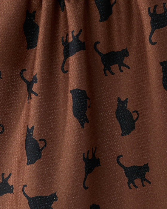Witch's Cat Tea Towel - Halloween 2026