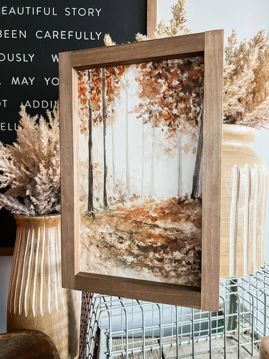 Autumn Forest | Fall Wall Decor 13x17" IN STORE PICKUP ONLY