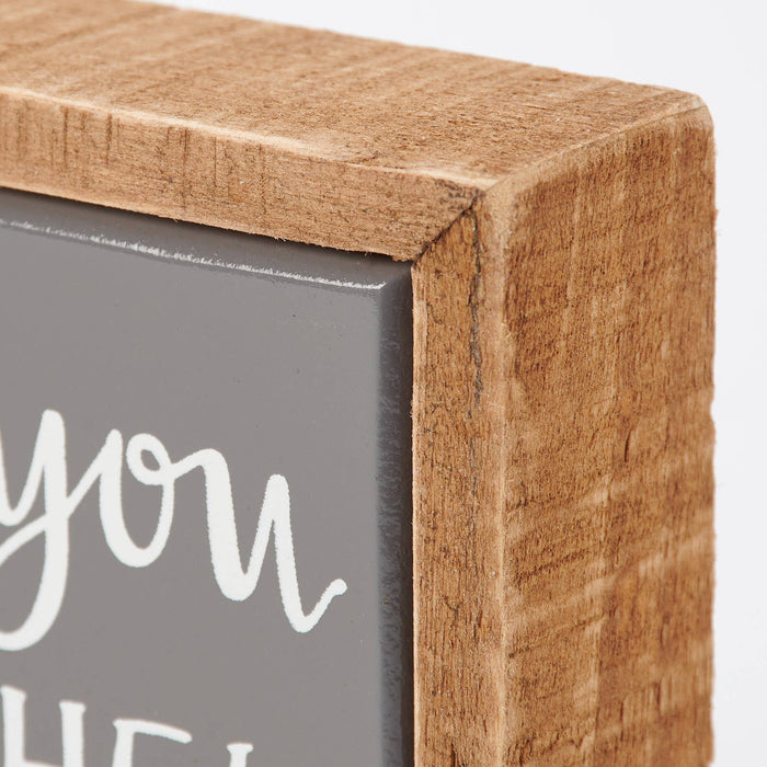 Love You A Bushel Box Sign Mini
