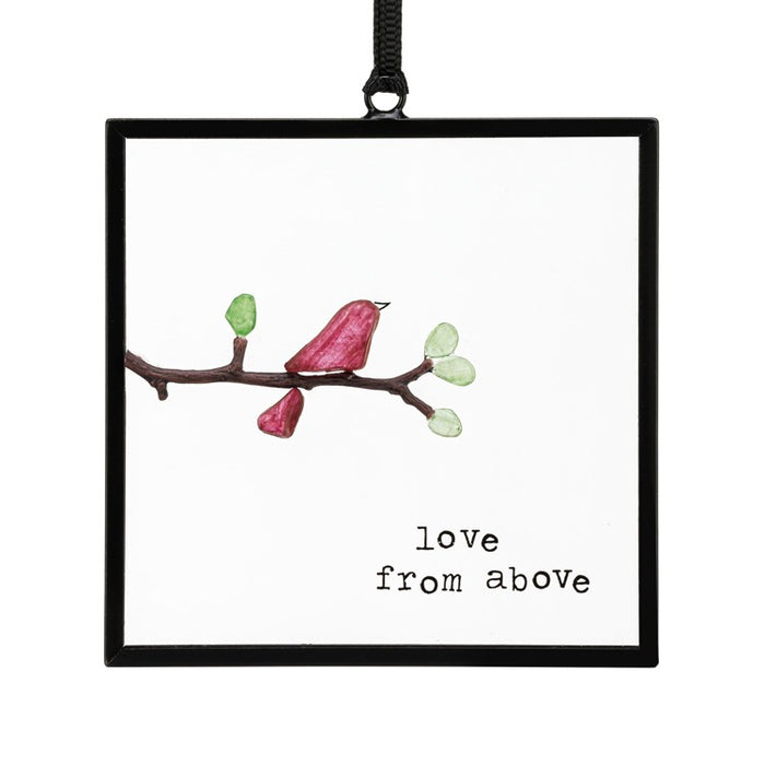 Sharon Nowlan Collection Love From Above Suncatcher 3" x 3"