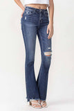 High Rise Flare Jeans LV1011