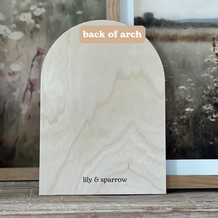 Life Starts All Over Arch w/ Stand