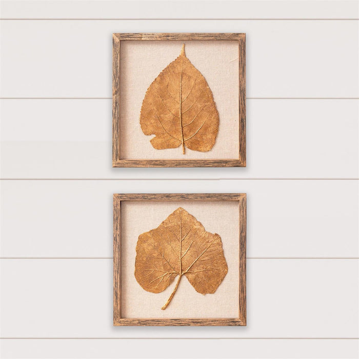Wall Hanging - Golden Leaf