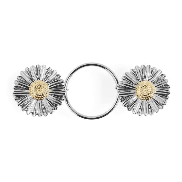 Two Tone Daisy Embrace Patented Fashion Fastener