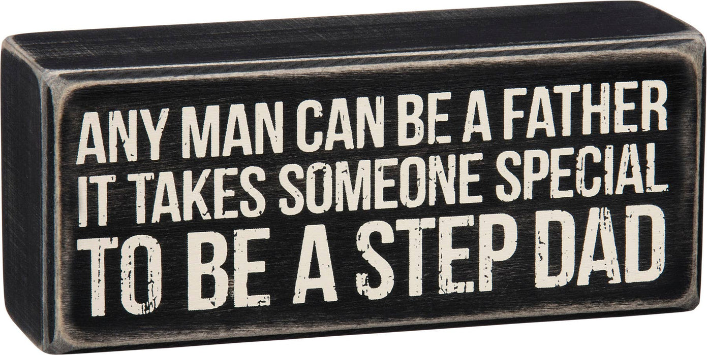 Step Dad Box Sign