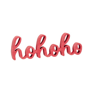 HoHoHo Christmas Word Cutout