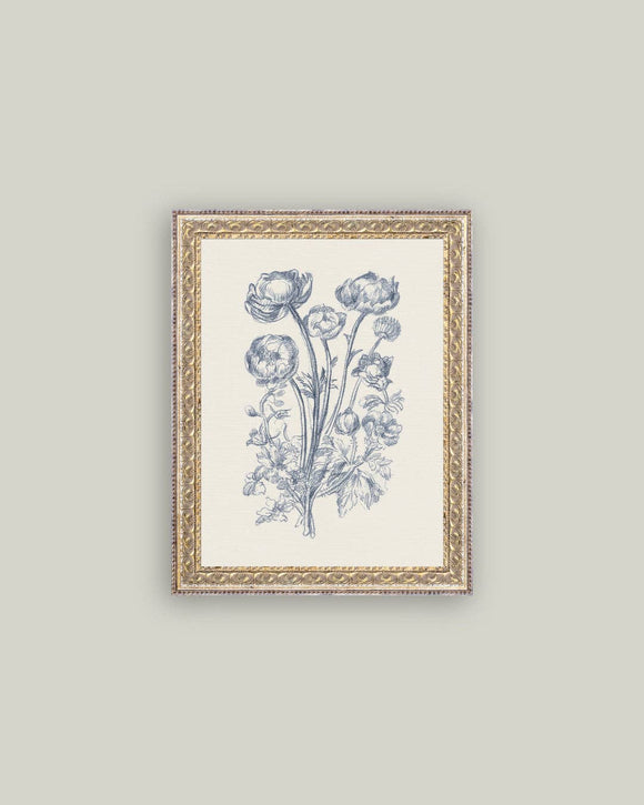 Blue Flower Sketch