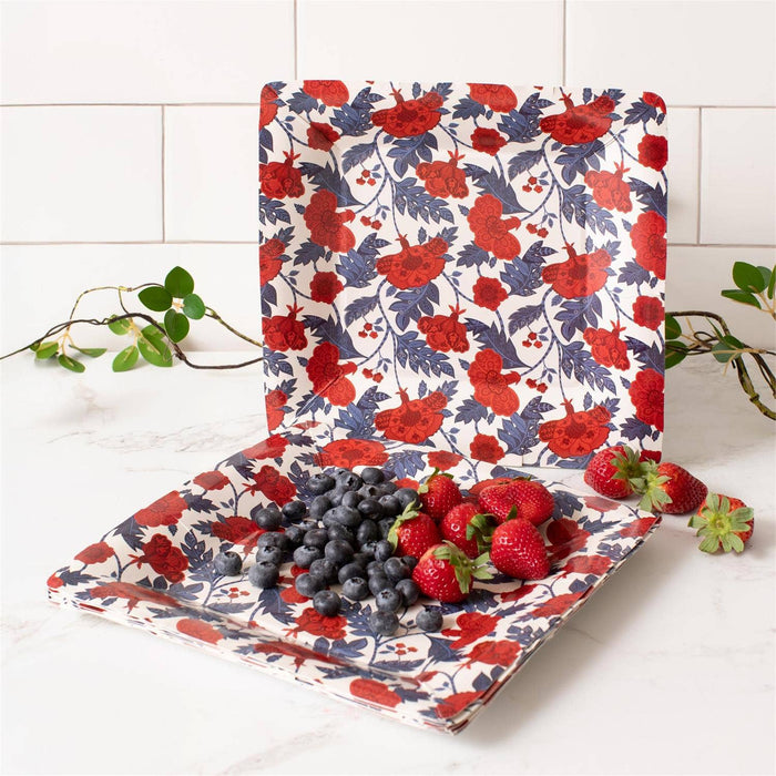 Americana Paper Plates 8 Ct -10" Square