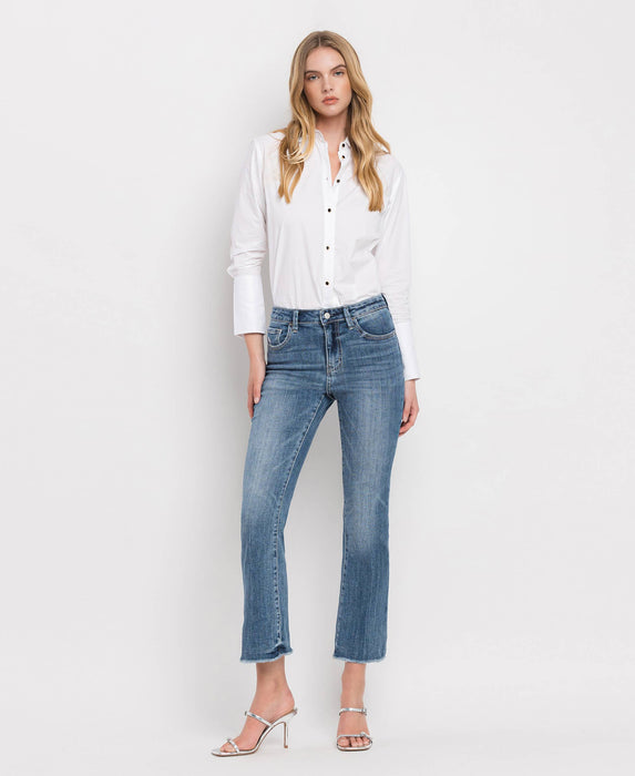 Lovervet High Rise Kick Flare Denim Jeans LV1054