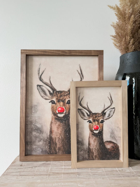 Rudolph Vintage Print | Framed Wall Art