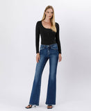 High Rise Full Length Flare Jeans LV1524