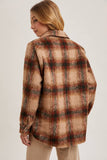 Brushed Flannel Plaid Shacket