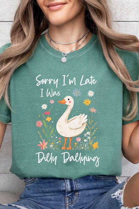 Dily Dallying Goose Graphic Tee