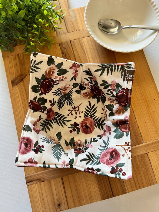 Mauve Florals Bowl Cozy