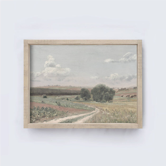 Countryside Wall Art | Vintage Landscape Country Print