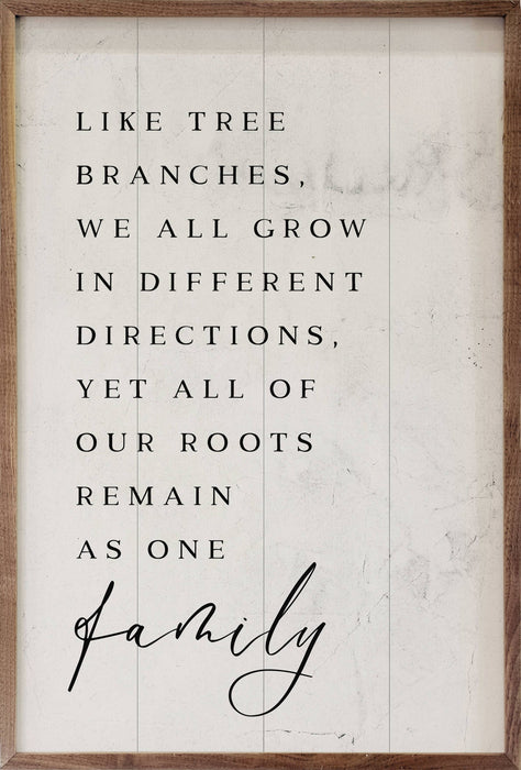 Family Branches Whitewash