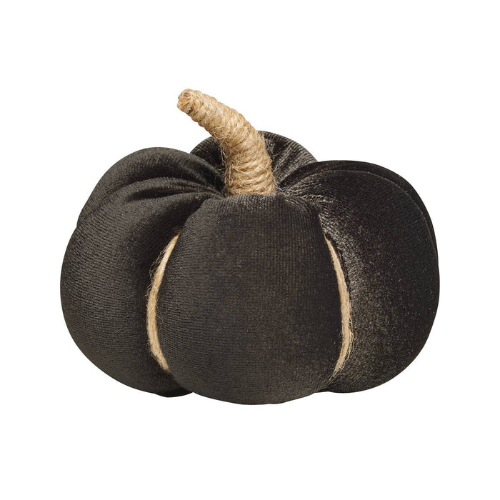 Sm. Black Velvet Pumpkin