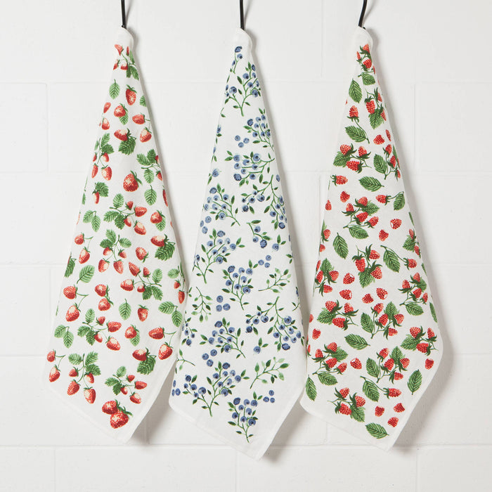 Berry Patch Bakers Floursack Dishtowels