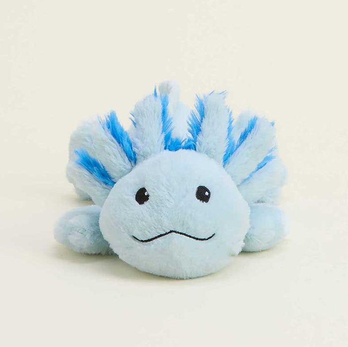 Blue Axolotl Warmies Junior