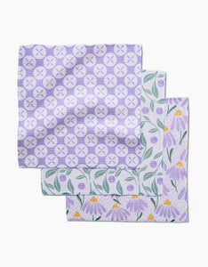 Button Vines + Daisies | Geometry Dishcloth Set of 3