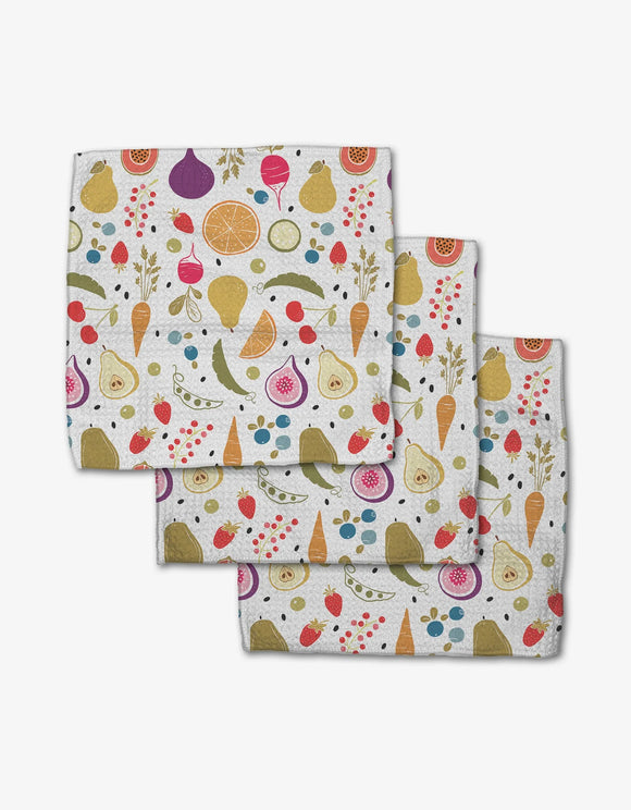 Farmers Market | Geometry Dishcloth Set of 3