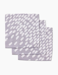 Spotted Grey | Geometry Dishcloth Set of 3