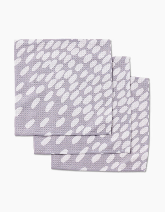 Spotted Grey | Geometry Dishcloth Set of 3