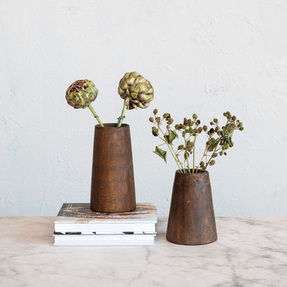 Reclaimed Wood Vases