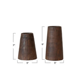 Reclaimed Wood Vases