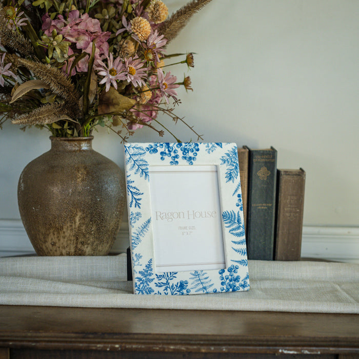 Blue Fern Photo Frame 5"x7"